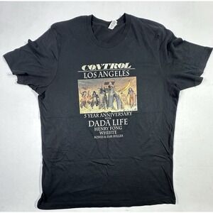 Dada Life Control LA 5 Year Anniversary T-Shirt XL DJ EDM Festival Tee